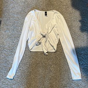 Long sleeve crop top